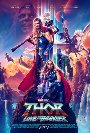 Marvel Studios' Thor: Love and Thunder Thor 4 Movie Poster