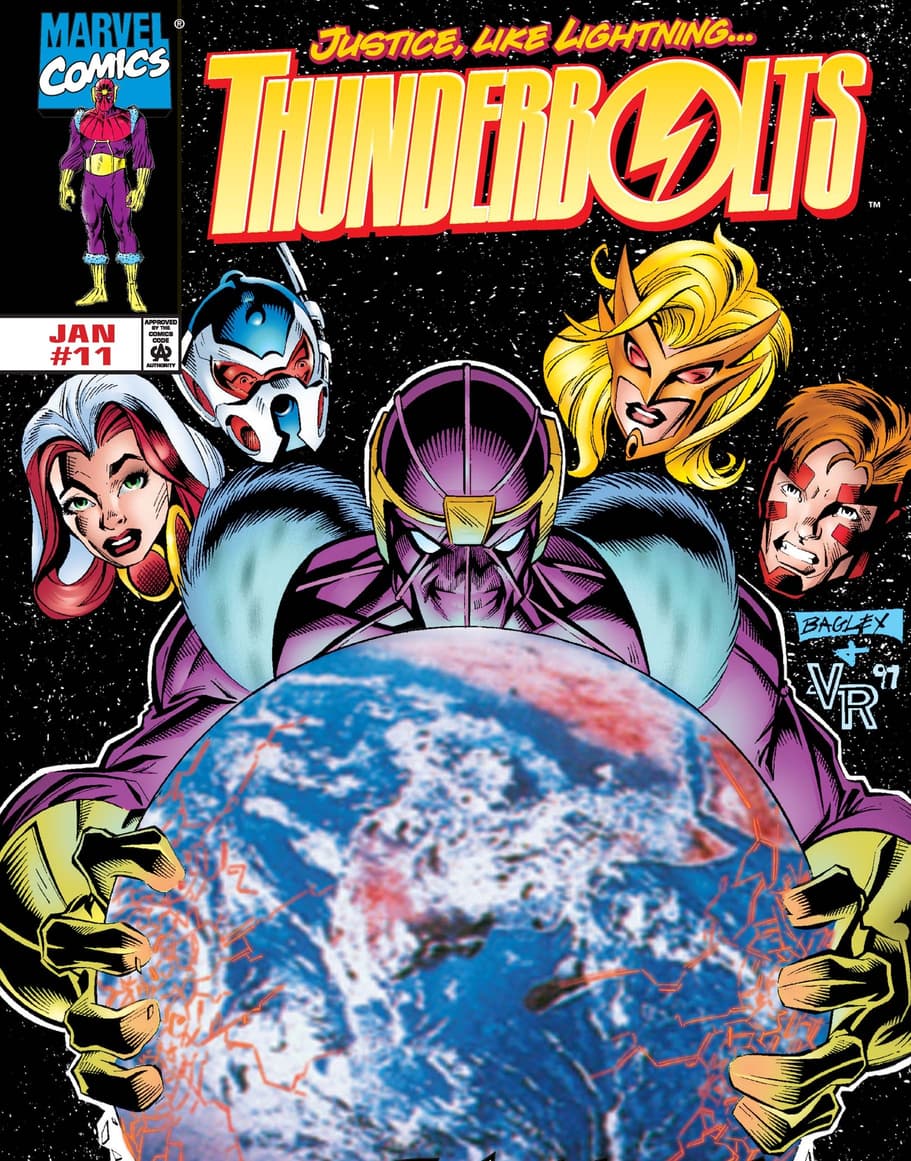 THUNDERBOLTS (1997) #11 cover by Mark Bagley