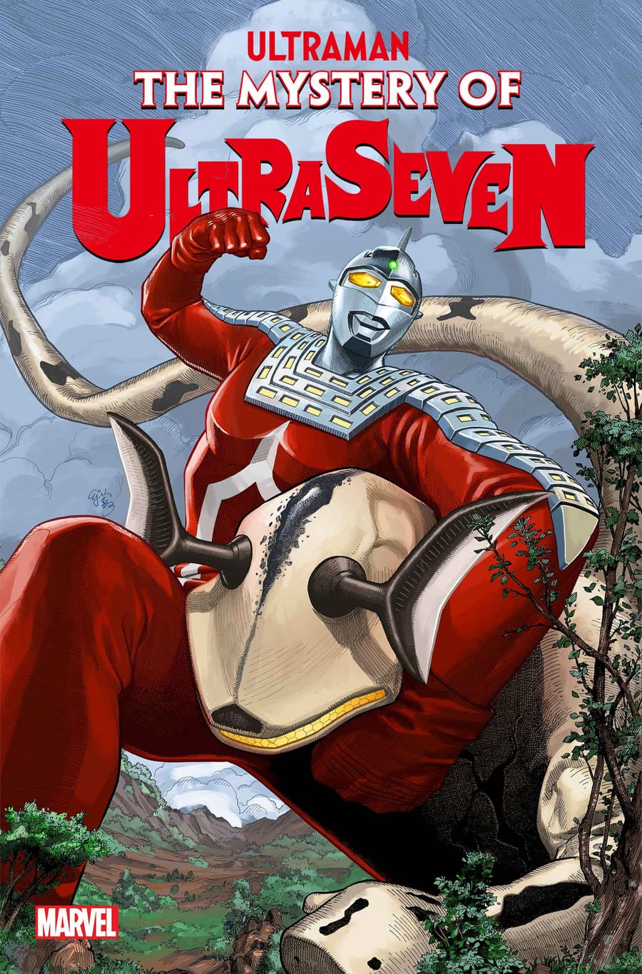 ULTRAMAN: THE MYSTERY OF ULTRASEVEN #1 cover by E.J. Su