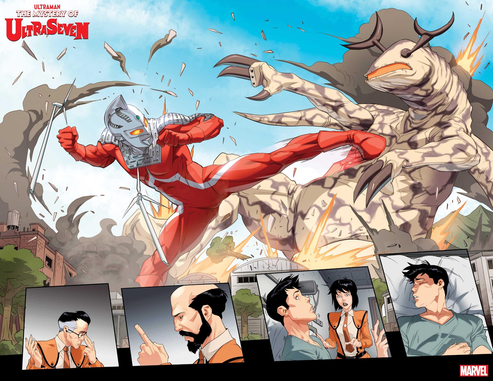 ULTRAMAN: THE MYSTERY OF ULTRASEVEN #1 interior artwork by Davide Tinto