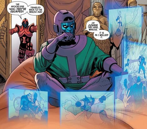 The indomitable will of Kang in UNCANNY AVENGERS (2012) #12.