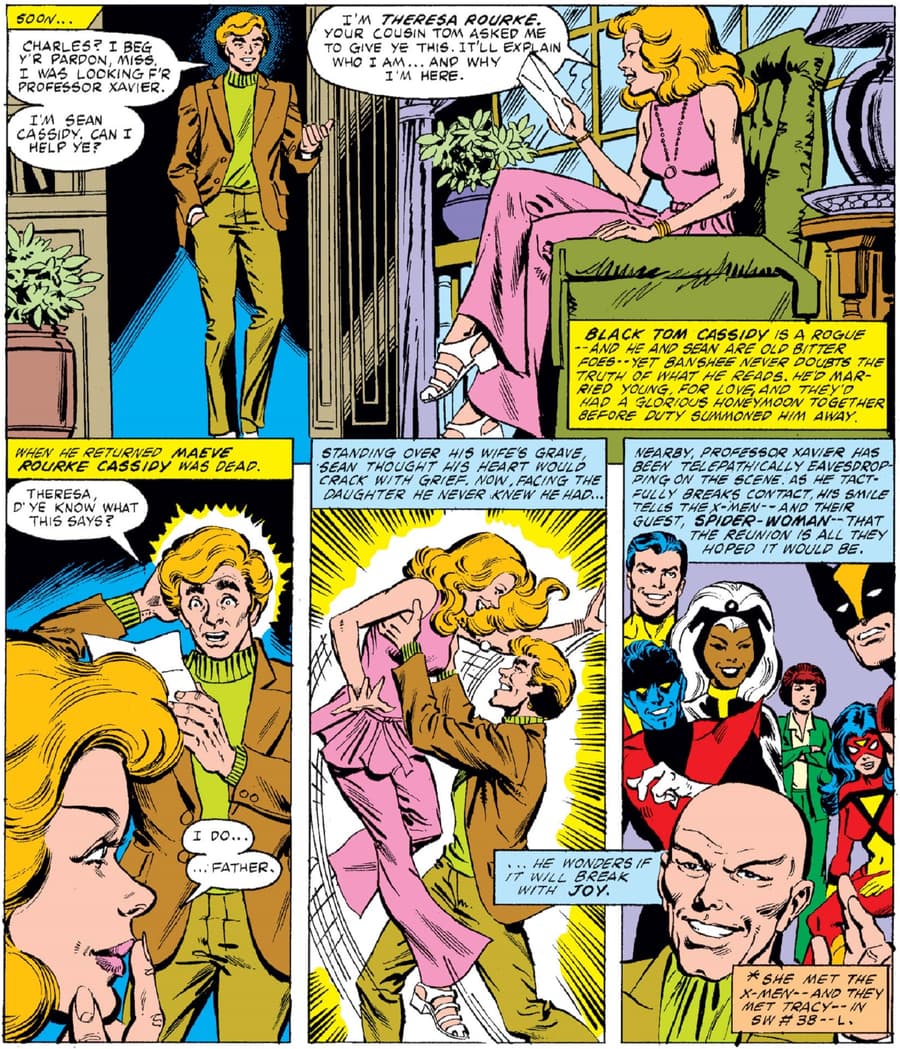 Theresa and Sean reunited in UNCANNY X-MEN (1963) #148.