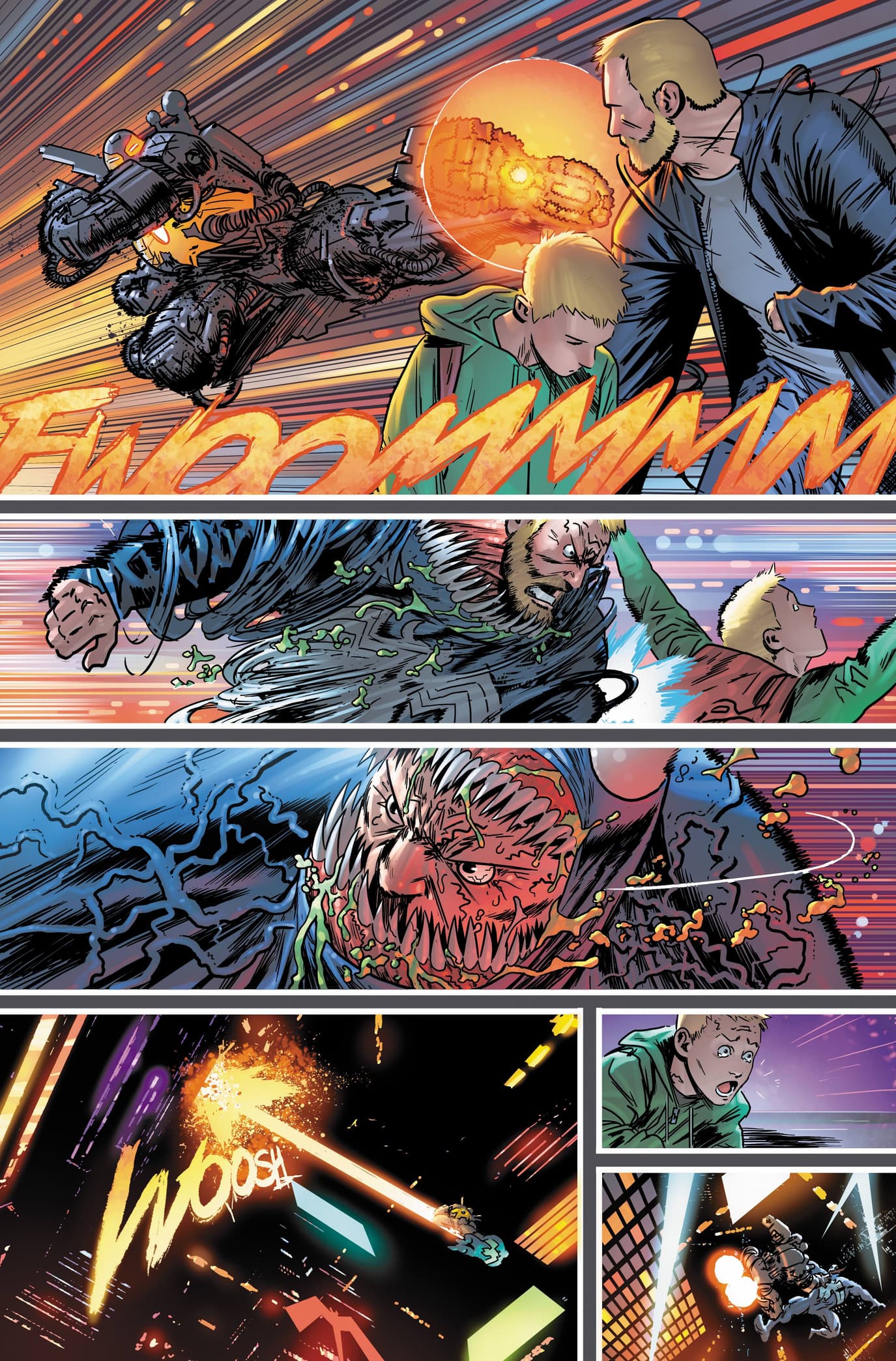 VENOM #27 preview interiors by Juan Gedeon with colors by Jesus Aburtov