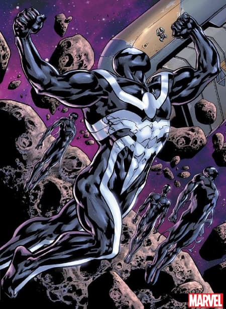 VENOM (2021) #1 art by Bryan Hitch with colors by XXX.