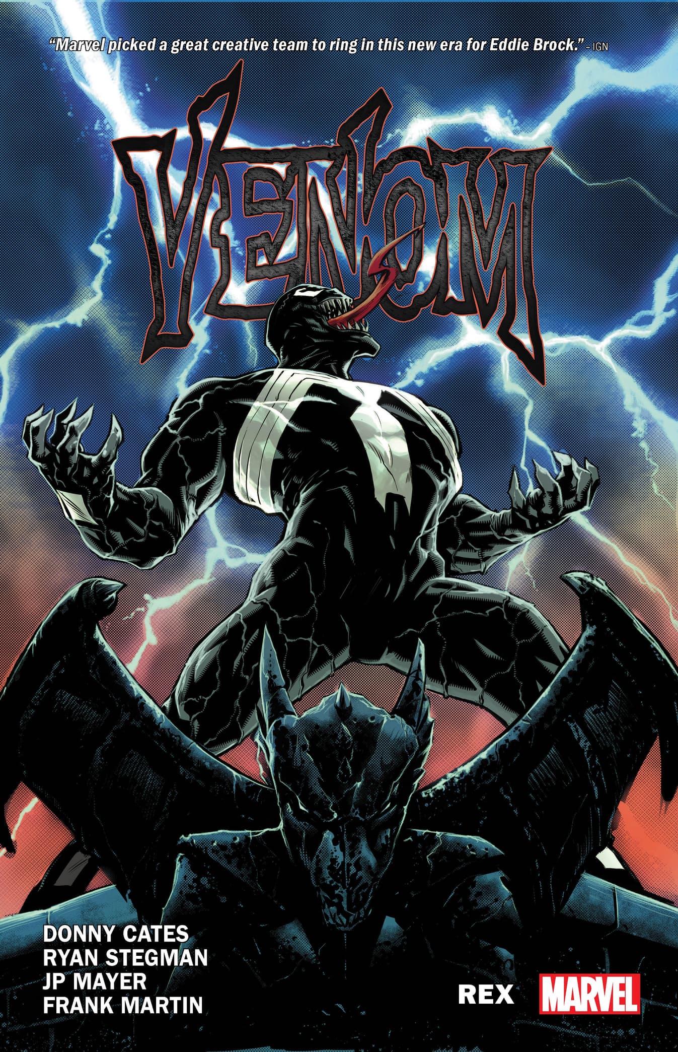Cover to VENOM BY DONNY CATES VOL. 1: REX.