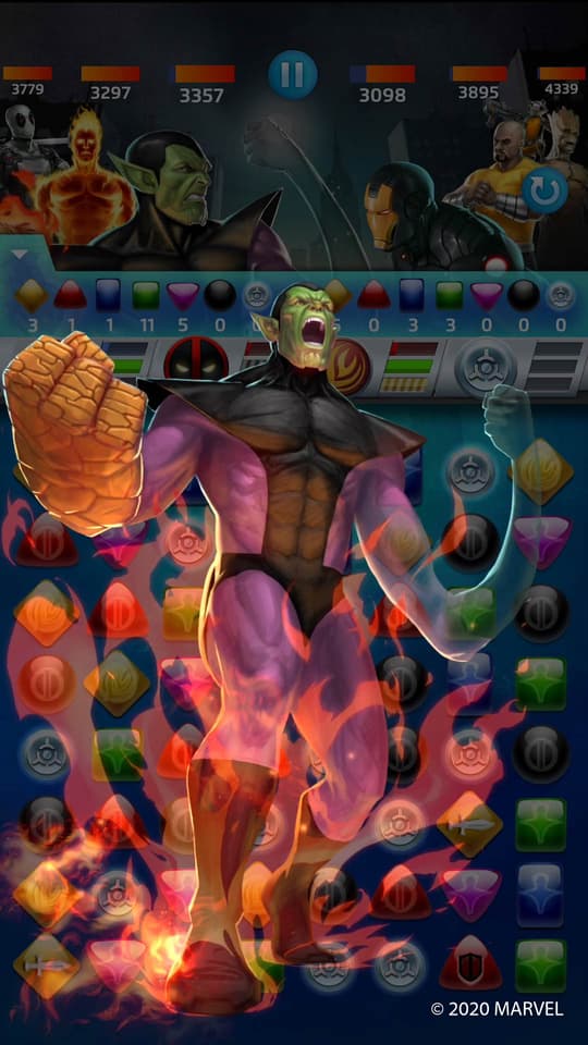 Spiderman Heroes And Villains Card #044 Super Skrull