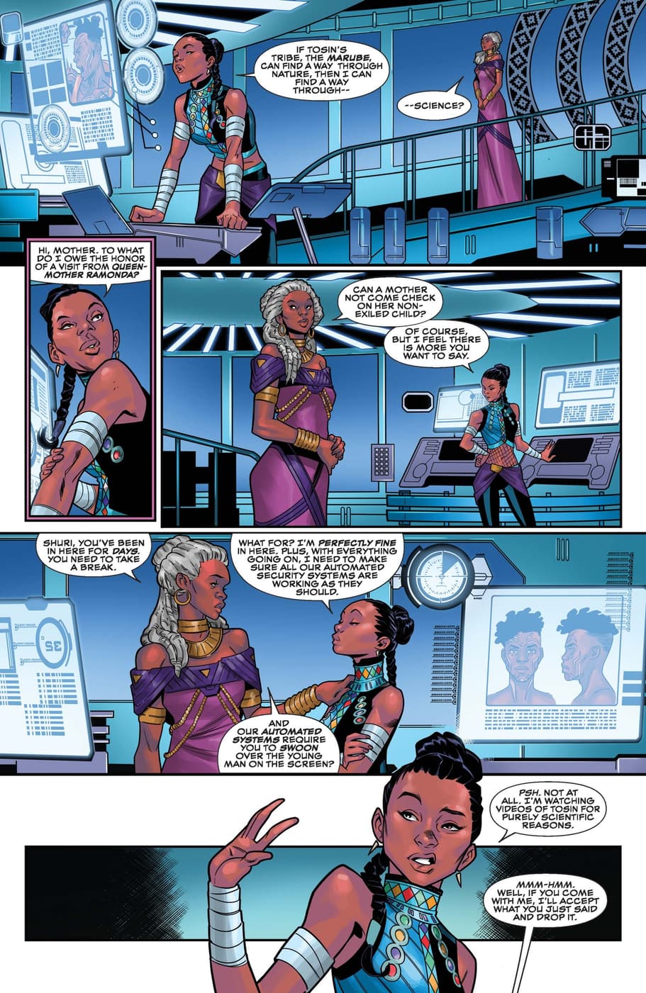 Preview from WAKANDA (2022) #1 by Stephanie Williams, Paco Medina, and Bryan Valenza.