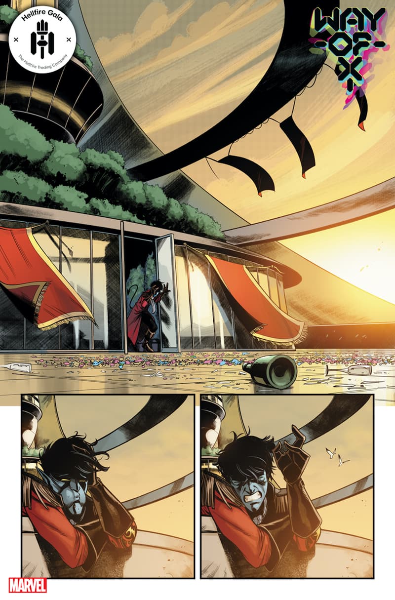 WAY OF X #3 preview art by Bob Quinn with colors by Java Tartaglia