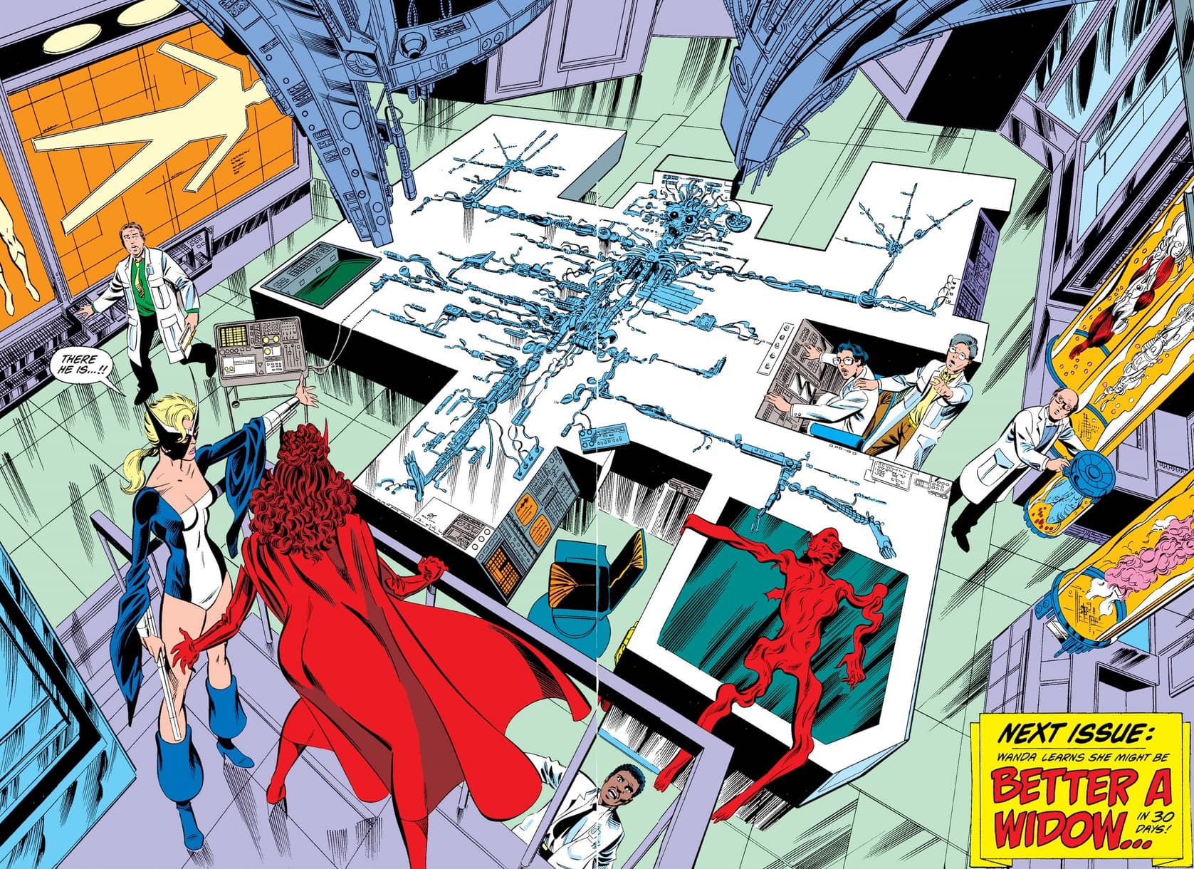 Vision disassembled in WEST COAST AVENGERS (1985) #43.
