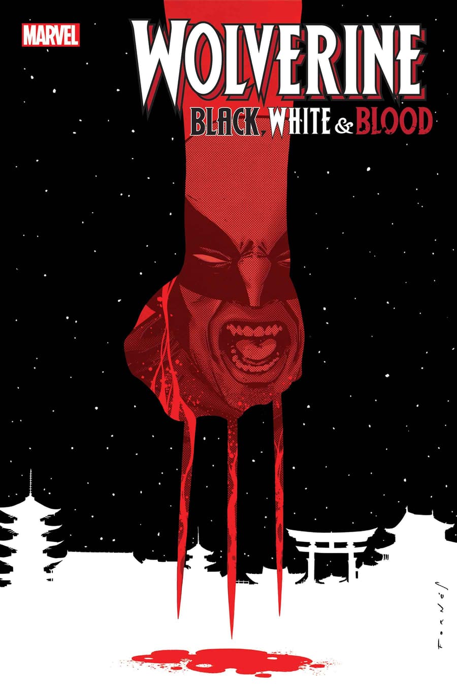 WOLVERINE: BLACK, WHITE, & BLOOD #3 cover by Jorge Fornés