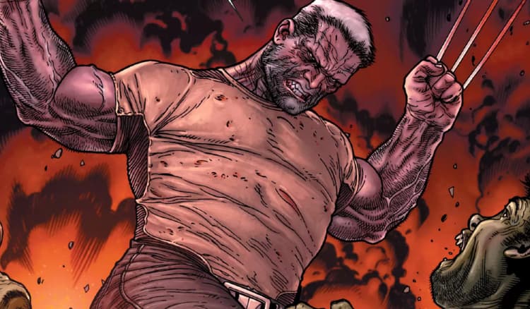 WOLVERINE: OLD MAN LOGAN GIANT-SIZE (2009) #1 panel by Steve McNiven, Dexter Vines, and Morry Hollowell