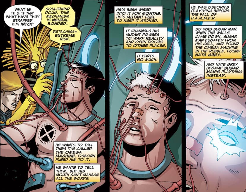 X-Man trapped by Sugar Man