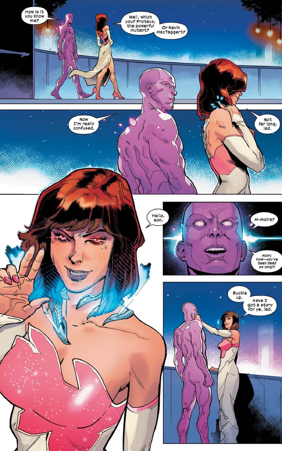 Moira crashes the Hellfire Gala in X-MEN: HELLFIRE GALA (2022) #1.