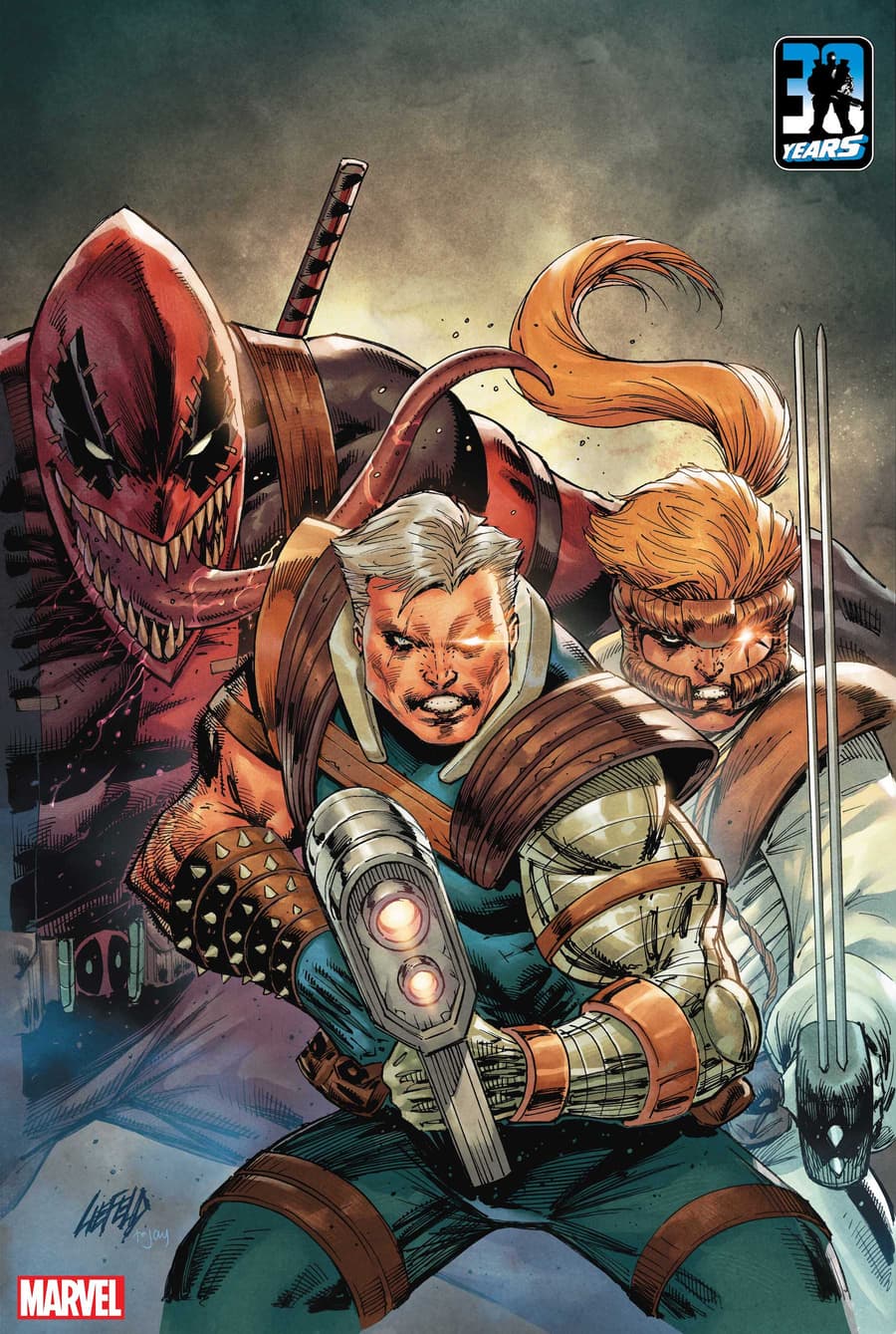 X-FORCE: KILLSHOT #1 variant cover by Rob Liefeld