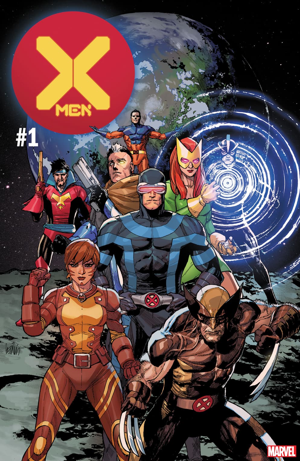 X-MEN #1 cover by Leinil Yu