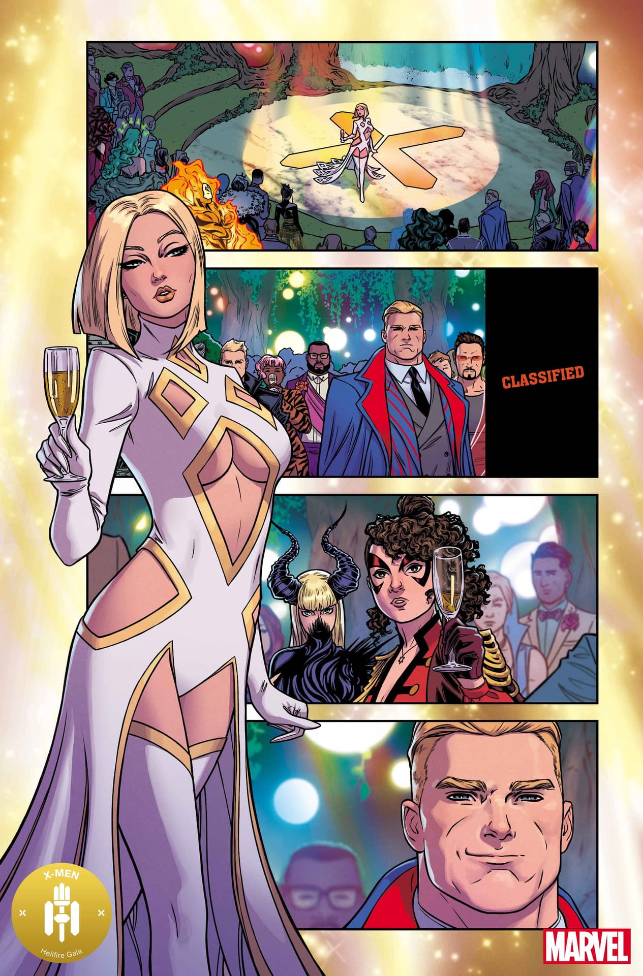Emma frost in X-Men Hellfire Gala