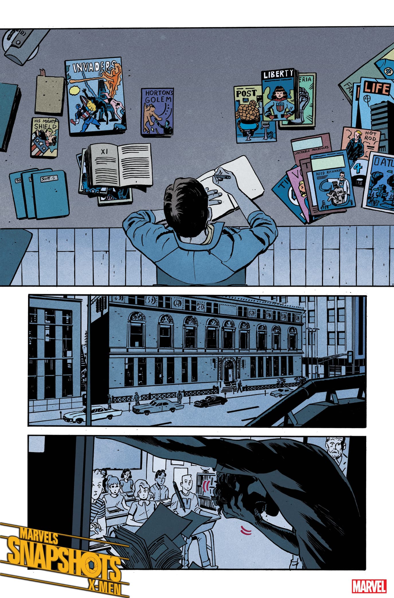 X-MEN: MARVELS SNAPSHOTS #1 preview pages by Tom Reilly with colors by Chris O'Halloran
