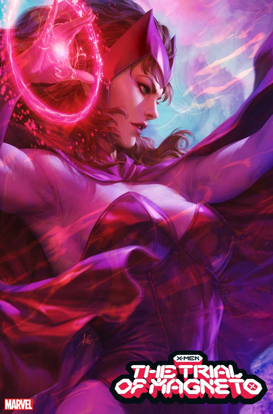 X-MEN: THE TRIAL OF MAGNETO #1 variant cover by Stanley “Artgerm” Lau
