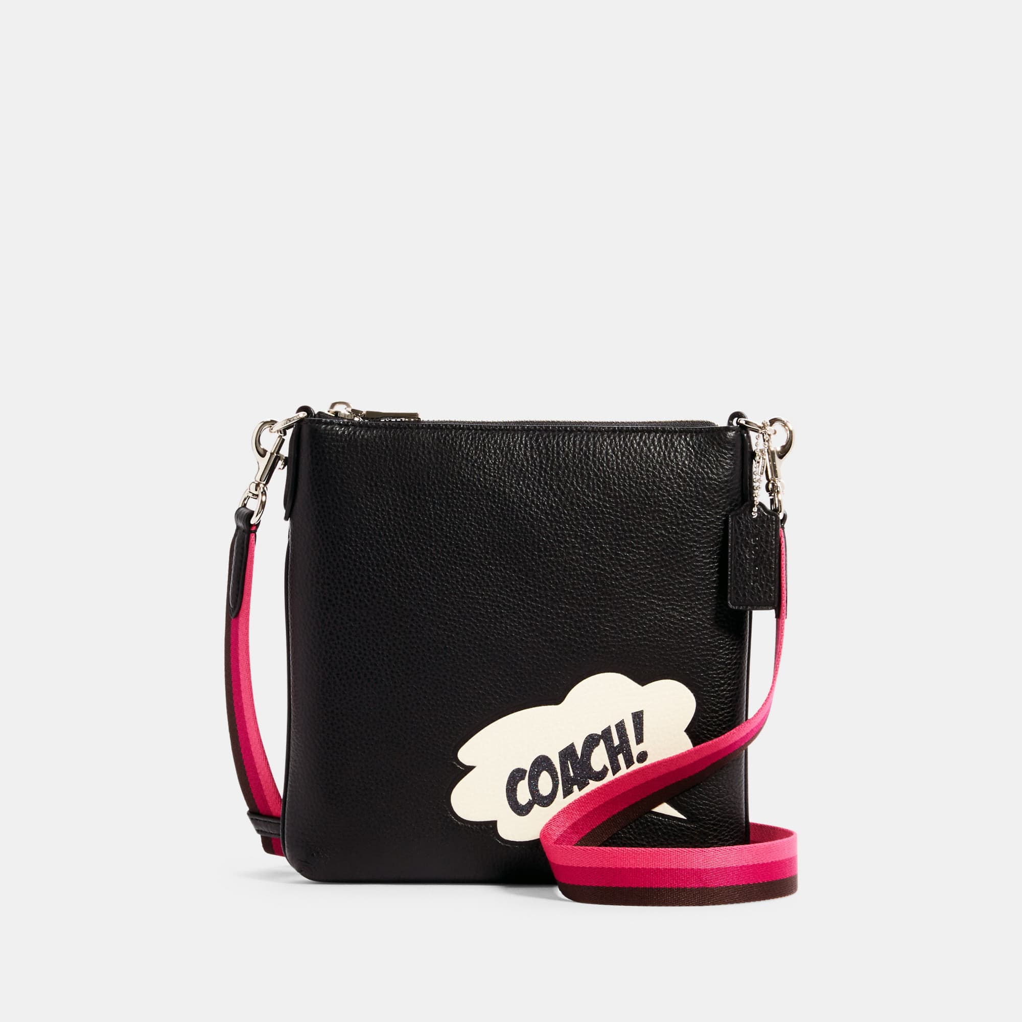 coach court crossbody in colorblock