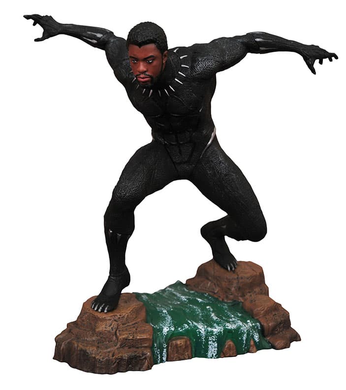 Marvel Movie Gallery Black Panther Unmasked PVC Diorama