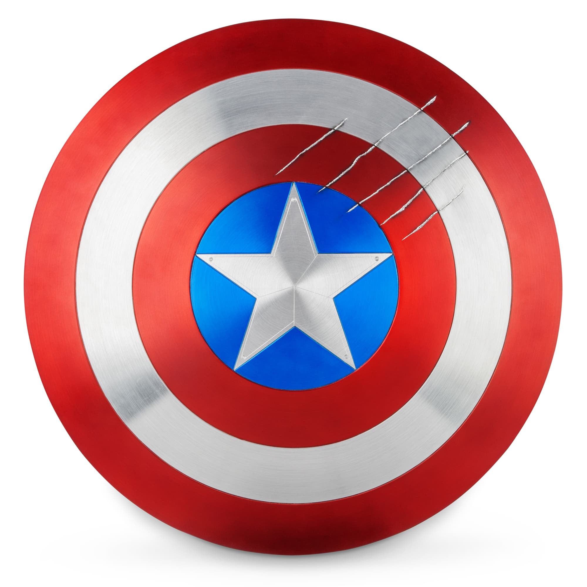 Captain America Shield with Black Panther Marks