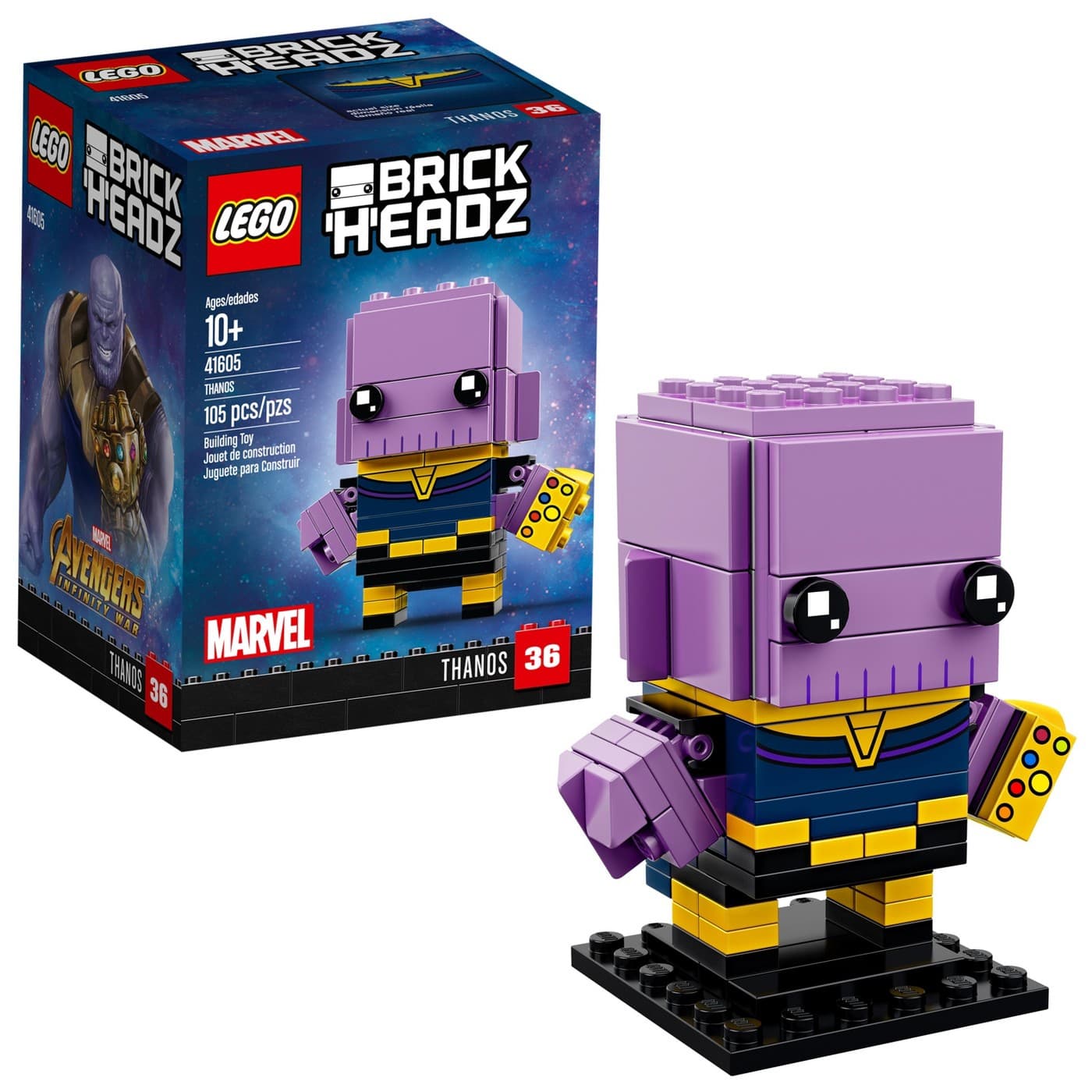 LEGO Disney Marvel Thanos BrickHeadz 