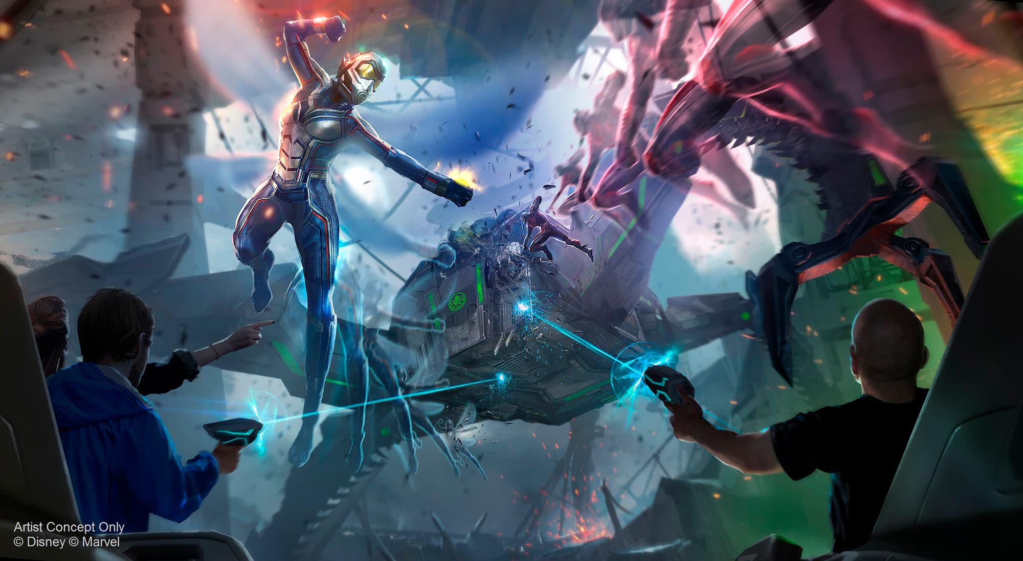 Artist Concept for Ant-Man and The Wasp: Nano Battle! at Hong Kong Disneyland