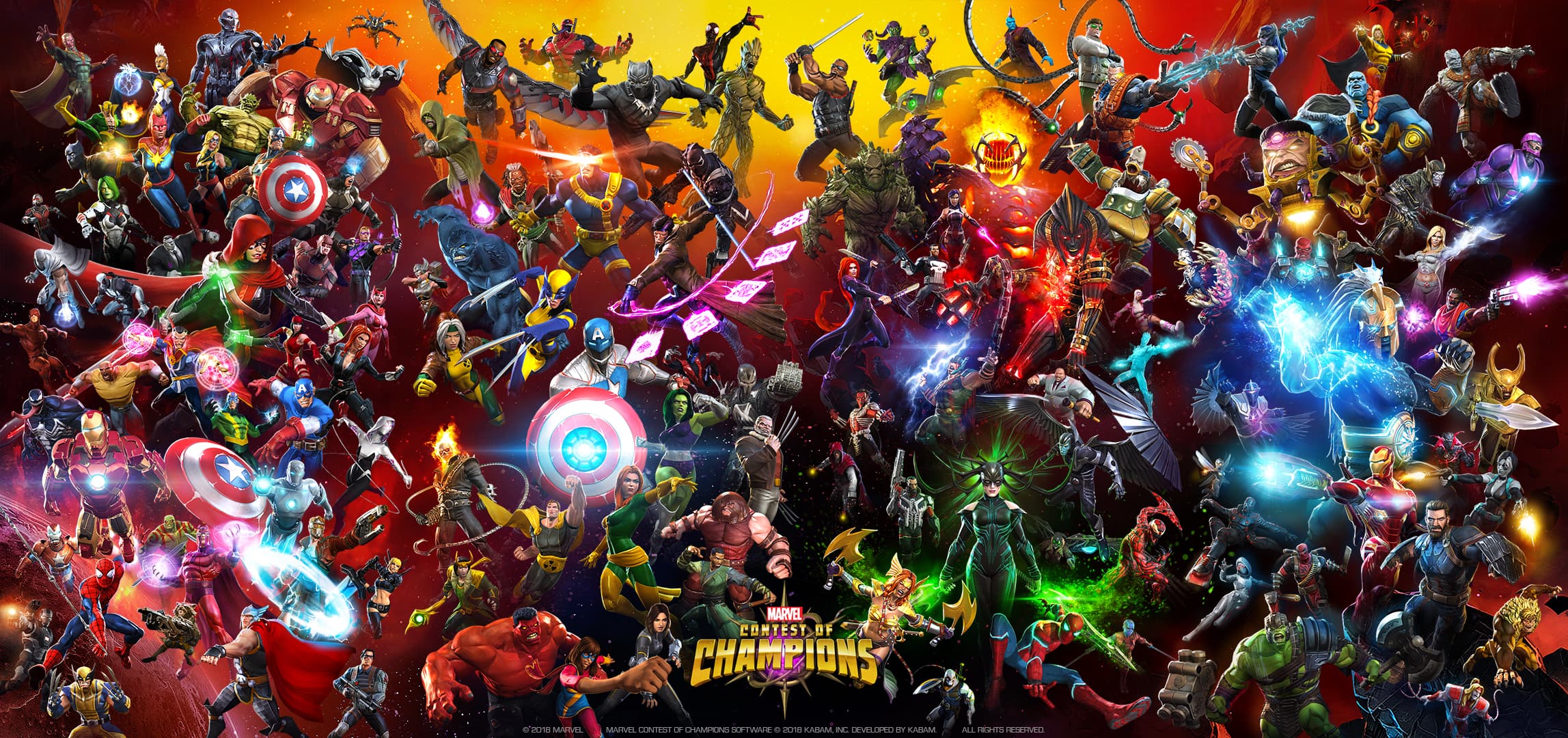 Entering Marvel Contest of Champions Fourth Anniversary Marvel