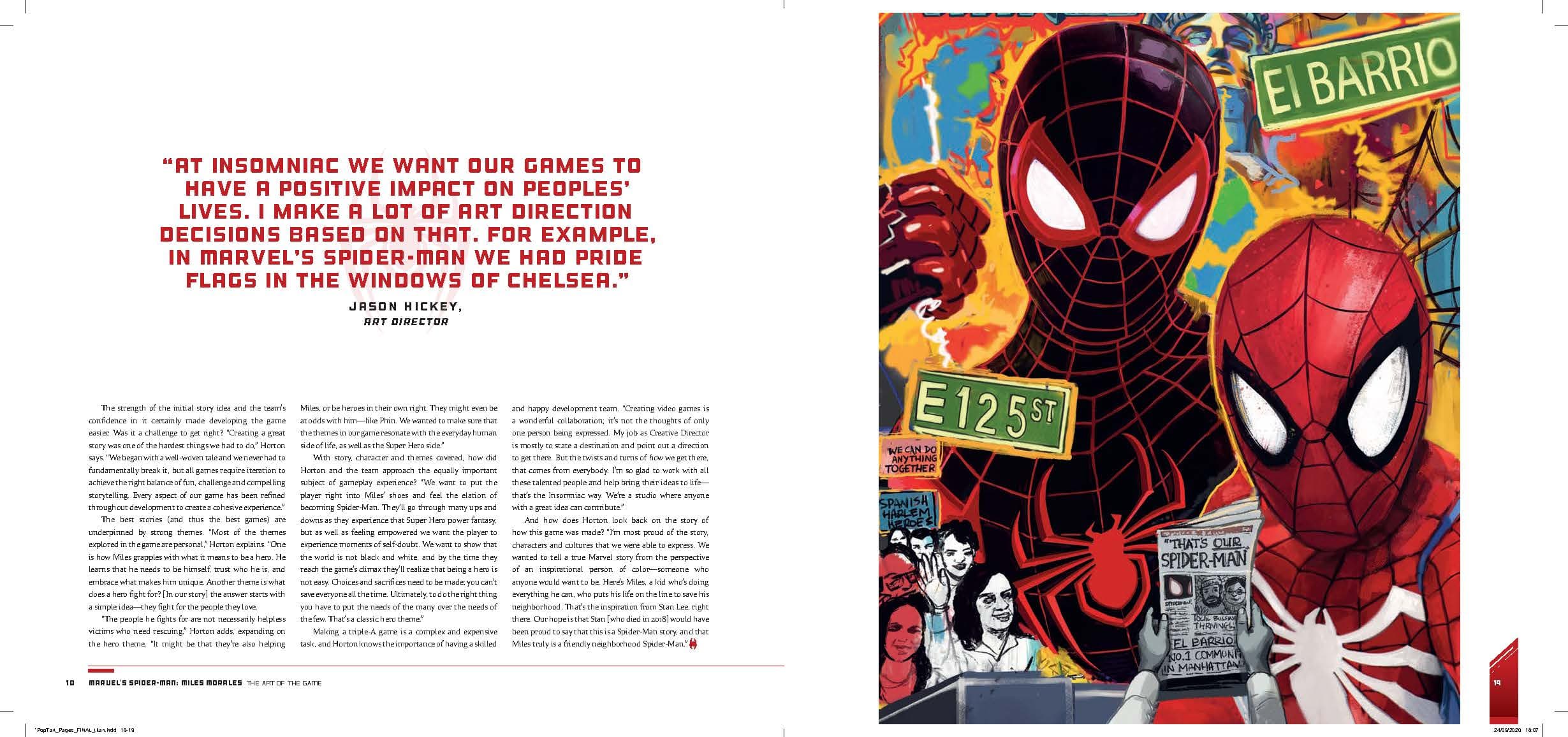 Go Behind-the-Scenes with 'Marvel's Spider-Man: Miles Morales - The Art of  the Game' | Marvel