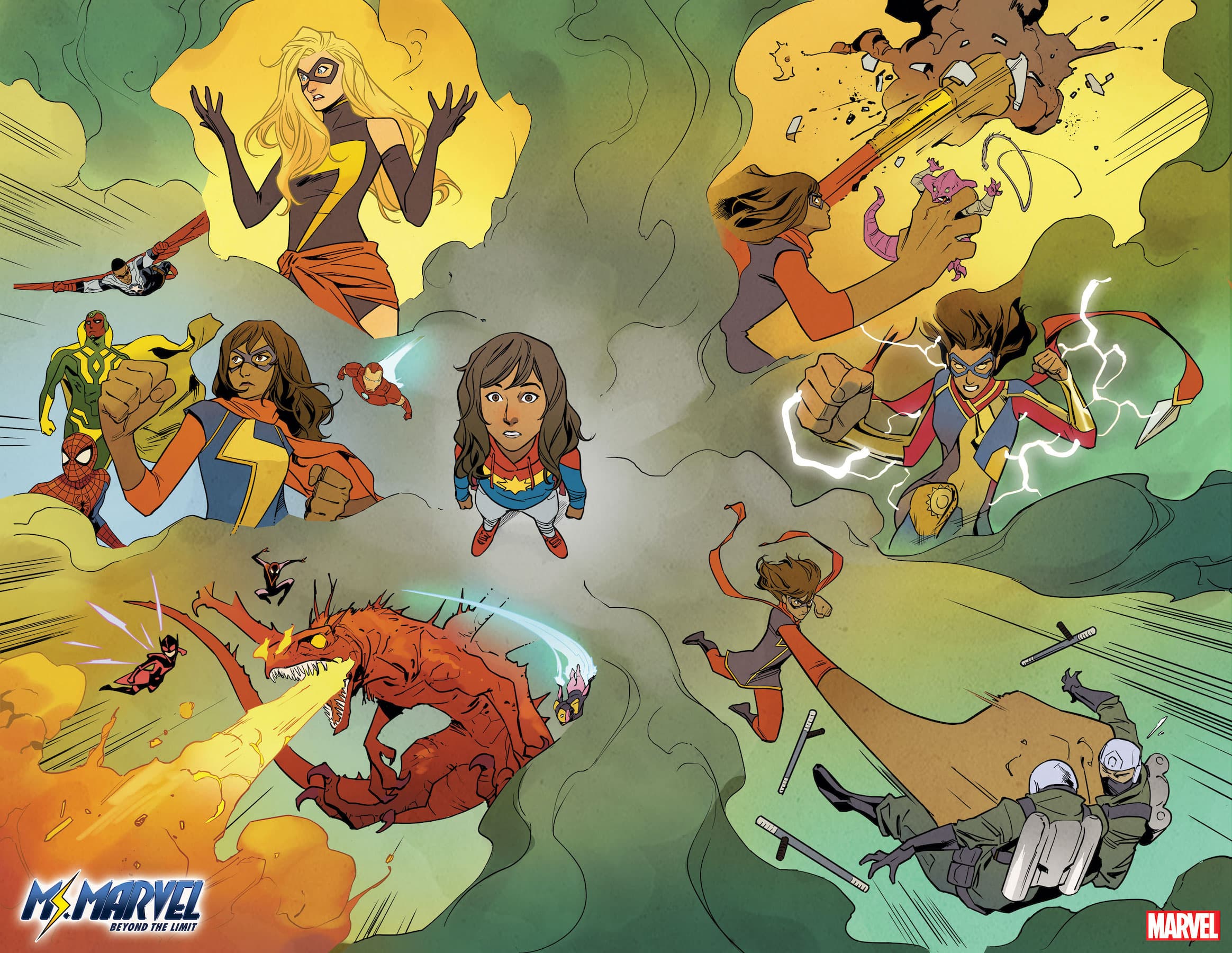 Get Your First Look As Kamala Khan Goes Beyond The Limit Marvel