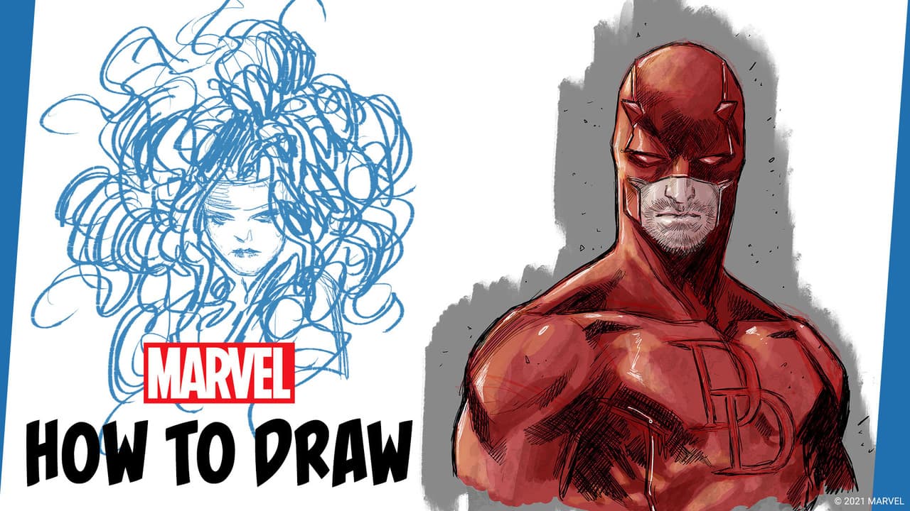 How To Draw Daredevil W Marco Checchetto In Italiano Trailers Extras Marvel How To Draw Daredevil W Marco Checchetto In Italiano Trailers Extras Marvel